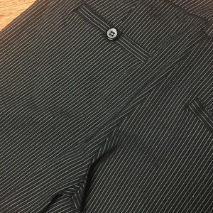 NWOT black pinstripe dress pants